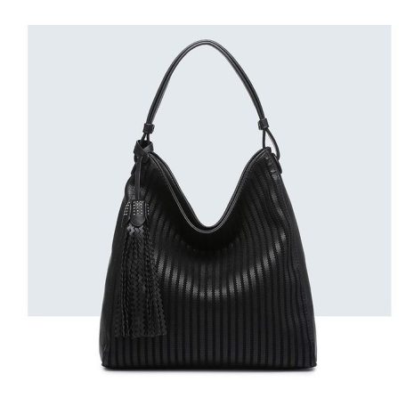 Parisbags női kézitáska - 1247-BV Black 