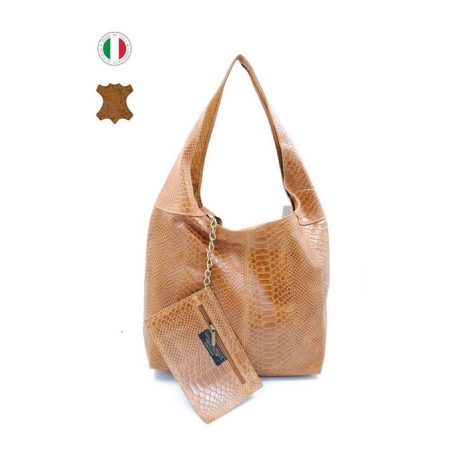 Parisbags női kézitáska - CUIR-01257 Brown 